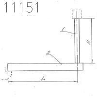 Траверса-балка металлическая подвесная 2 мм 0312.53.00.000-20 СБ