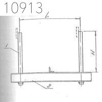 Траверса металлическая подвесная 16 мм 0312.47.00.000-98 СБ