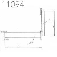 Подвеска траверсы-балки 75 мм 0312.52.00.000-29 СБ