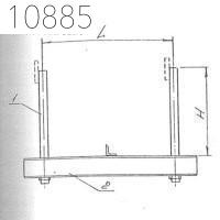 Траверса металлическая подвесная 16 мм 0312.47.00.000-120 СБ