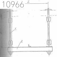 Траверса металлическая подвесная 6,5 мм 0312.49.00.000-01 СБ