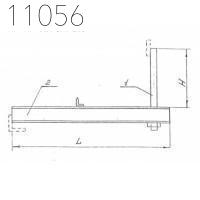 Траверса-балка металлическая подвесная 6,5 мм 0312.51.00.000-07 СБ