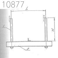 Траверса металлическая подвесная 36 мм 0312.47.00.000-162 СБ