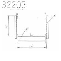 Подвеска траверсы металлической подвесной 0312.48 75 мм МПж12