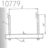Траверса металлическая подвесная 10 мм 0312.47.00.000-34 СБ