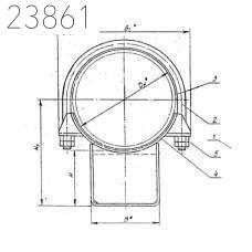 Опора скользящая диэлектрическая Т.17.04 219 мм
