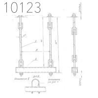Подвеска с двумя тягами 530 мм 0312.05.00.000-21 СБ исп 2