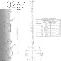 Крепление одной трубы на подвеске DN 108 Pmax 250 100°C 0312.18.00.000-03 СБ
