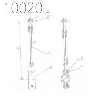 Подвеска с одной тягой 32 мм 0312.01.00.000 СБ
