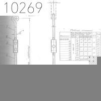 Крепление одной трубы на подвеске DN 108 Pmax 294 200°C 0312.18.00.000-03 СБ