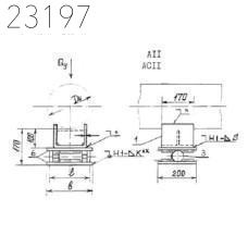 Опора корпусная хомутовая тип 108-КХ-А11 ОСТ 36-146-88