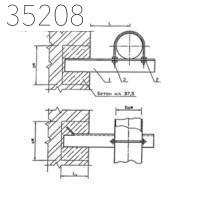 Крепление газопровода 65х300 мм УКГ 2.00-07 СБ