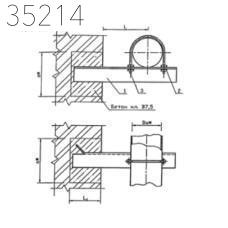 Крепление газопровода 50х400 мм УКГ 2.00-03 СБ