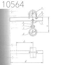 Крепление двух трубопроводов к стене 89 мм 0312.36.00.000-07 СБ