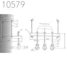 Крепление трех и более трубопроводов 57 мм 0312.38.00.000 СБ