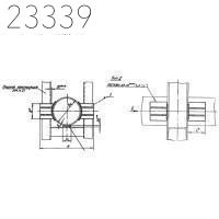 Опора неподвижная лобовая двухупорная усиленная Т6.15 920х9 мм
