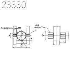 Опора неподвижная лобовая двухупорная усиленная Т6.09 426х9 мм