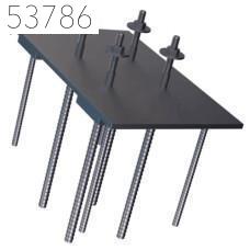 Закладная деталь МИ2-3 3.400-6/76 2 шт., 8А3 0.8кг