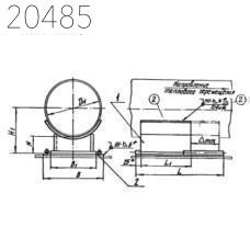 Опора скользящая направляющая Л8-180.000-14 159 мм