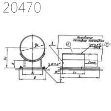 Опора скользящая направляющая Л8-180.000-79 57 мм