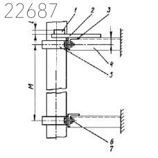 Опора для вертикальных трубопроводов ОВ 63 мм