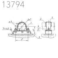 Опора А14Б 325.000-27 СБ 110 мм