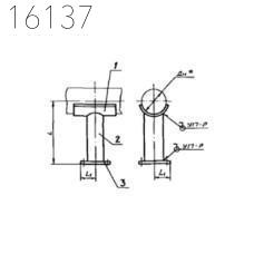 Опора для крепления трубопроводов АПЭ 1586.0-02 89 мм