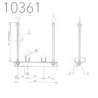 Подвеска двух труб с изоляцией 38 мм 0312.21.00.000-14 СБ