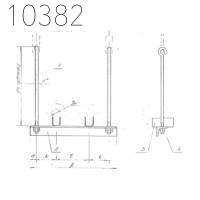Подвеска двух труб с изоляцией 194 мм 0312.21.00.000-35 СБ