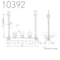 Подвеска трех труб с изоляцией 159 мм 0312.22.00.000-26 СБ
