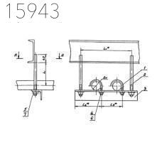 Подвеска для крепления трубопроводов АПЭ 1405.0-04 108 мм