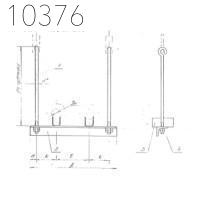 Подвеска двух труб с изоляцией 194 мм 0312.21.00.000-09 СБ