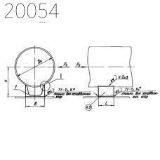 Опоры швеллерные скользящие и неподвижные Л8-147.000-01 89х65 мм