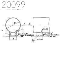 Опоры швеллерные скользящие и неподвижные Л8-147.000-03 108х85 мм