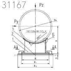 Сварные направляющие опоры 108х204 мм СТО 79814898 130-2009