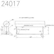 Опора скользящая Т.14.35 530 мм
