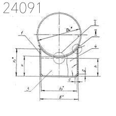 Опора скользящая Т.15.22 530 мм