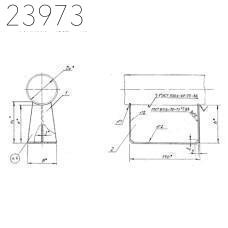 Опора скользящая Т13.35 530 мм