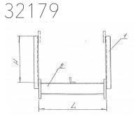 Траверса металлическая подвесная 0312.48 90х1,1 1,2 тс МТж1